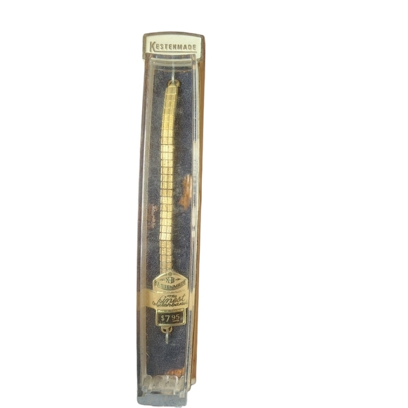 Kestenmade Gold Tone Watchband. New Old Stock. Gold Filled - Picture 1 of 3